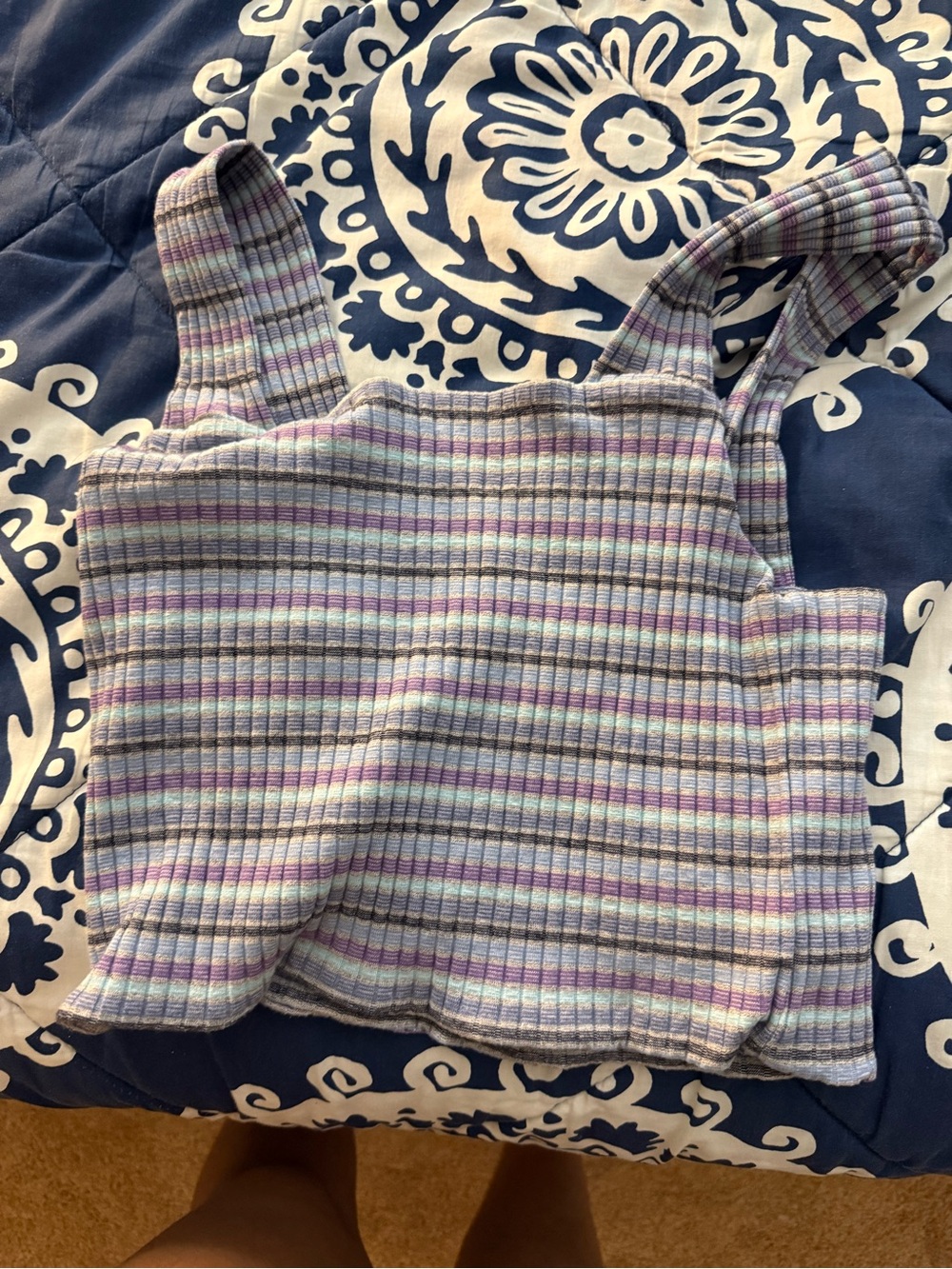 AE Ribbed Stripe Tank Top